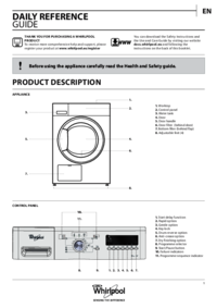 Zobrazit dokument Whirlpool HDLX 80312 Uživatelská příručka
