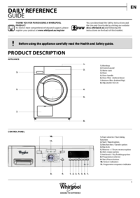 Zobrazit dokument Whirlpool HDLX 80410 Uživatelská příručka